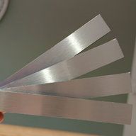 Easy-Sticks silber gebürstet, 4 Stück, UV-beständig, für Innen und Außen Bastelmaterialien