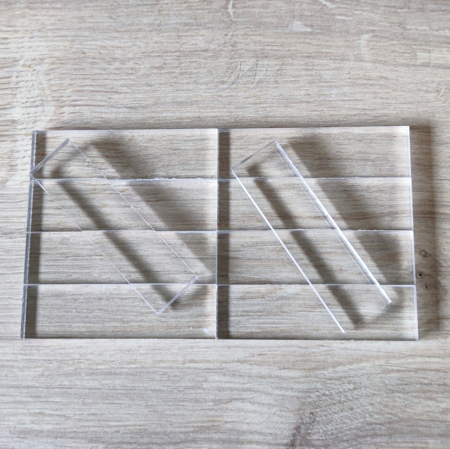 Acryl Sticks Klar 8cm, 10 Stück – Hochwertige DIY Sticks Für Bastelprojekte Und Dekoration