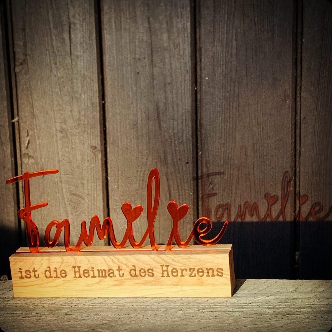 Sprüche für deinen "Familie" Acryl Aufsteller zum Plotten und Lasern