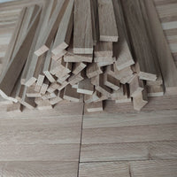 Mit Easy-Sticks 4.0 aus Eichenholz gestalten - Perfekte Holzstücke für Künstler und Handwerker - 32cm x 2,3cm x 0,8cm