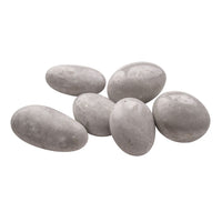 Silikonform Steine von Easy-Sticks, Bild der ausgossenen grauen Steine, die realistische und dekorative Effekte erzielen können.