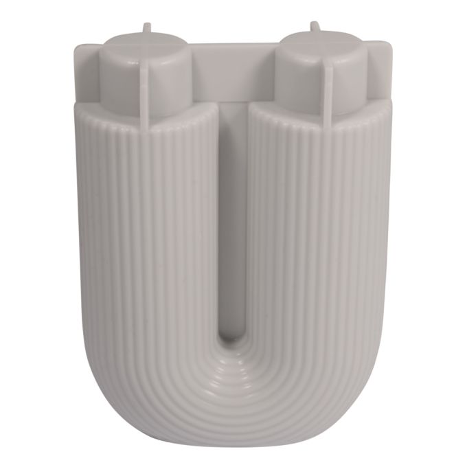 Silikonform von Easy-Sticks - U-Form Vase geriffelt, ideal zum Gießen von Kreativ-Beton und Gießharz.