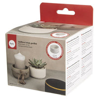 Schöne Verpackung der Silikonform - Schale geriffelt von easy-sticks, ideal für kreative Bastelprojekte mit Beton und Gießpulver.