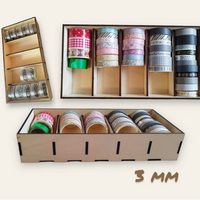 3mm Tape Box Laser datei Laseridee DIY Ordnung x-tool laser b.style