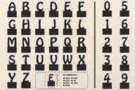 Buchstaben Und Zahlen Basteln Plotter Und Laser - 0-9 & A-C In 6cm Und 3cm Für Easy-Sticks Aufsteller