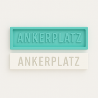 Ankerplatz-Silikonform für DIY-Bastelprojekte – perfekt für Resin, Seife, Beton oder kreative Geschenke