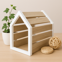 3D gedruckte Häuser Rahmen in weiß zum Bauen eines Deko Hauses mit Easy-Sticks