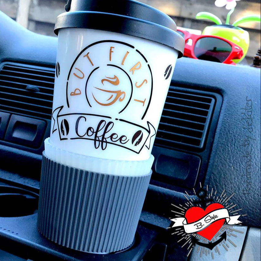 But first Coffee Plotterdatei download Kaffeebohnen tasse kaffee bstyle plotter idee zum geburtstag kaffejunky