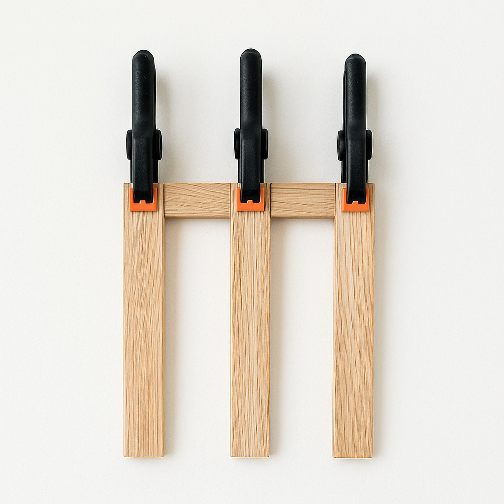 Federzwingen von Easy-Sticks in einem praktischen Setup, ideal für Holz- und Bastelprojekte - 95 mm - 2 Stück