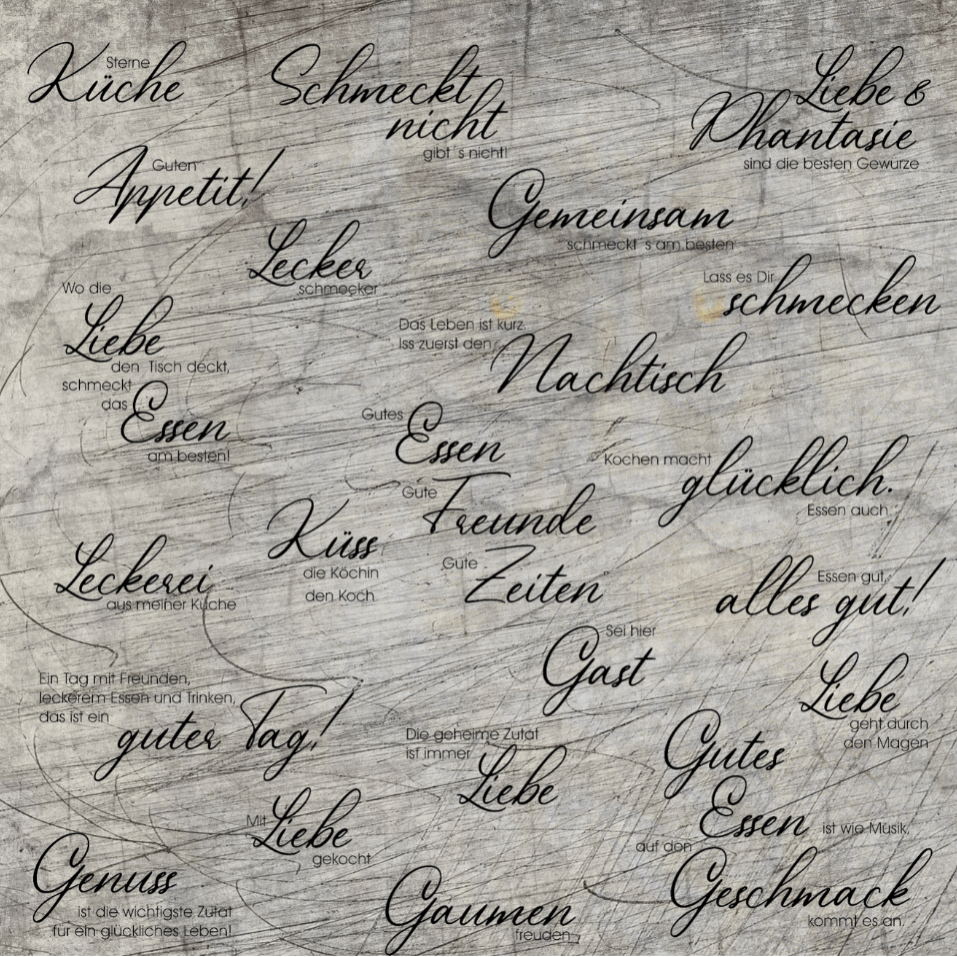 Essen Sprüche Sterne Küche Schmeckt nicht gibts nicht. Gemeinsam schmeckts am besten Lass es dir schmecken Gutes Essen ist wie Musik Mit Liebe gekocht Plotterdatei Plotter Küche
