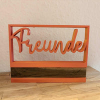3D/ Plotter- / Laserdatei - Freunde im Rahmen