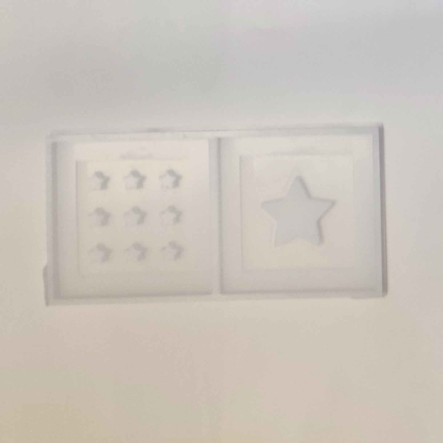 Silikonform - 2 Sternen Laternen Seiten Mini