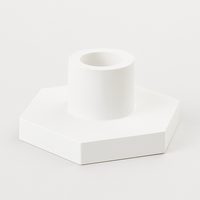 Silikonform - Kerzenhalter Sechseck, ideal für kreative DIY-Projekte. Diese vielseitige silikonform kerzenhalter ermöglicht das Gestalten individueller Kerzenständer in modernem Sechseck-Design.