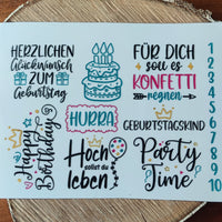 HerzlichenGlückwunschSticker,RubOns