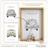 Laterne/ Lichtbox/ Schild PDF - Hochzeitsgeschenk