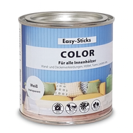 Easy-Sticks Color Holzlasur in Weiß Transparent - Ideal für kreative Wohnprojekte und Holzoberflächen. Perfekt für Möbel, Deko und Spielzeug.