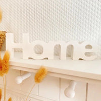 Wunderschöne Silikonform von Easy-Sticks mit dem Schriftzug 'Home', ideal für kreative Projekte und Dekoration zu Hause.