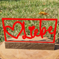 3D/ Plotter- / Laserdatei - Liebe im Rahmen Liebe 3d Drucker gedruckt