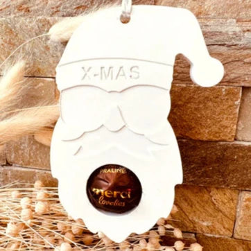 Silikonform Weihnachtsmann – Langlebige Schokoladenhalter Für Festliche Geschenke Merci Schokokugeln Tannenbaum Aufhänger