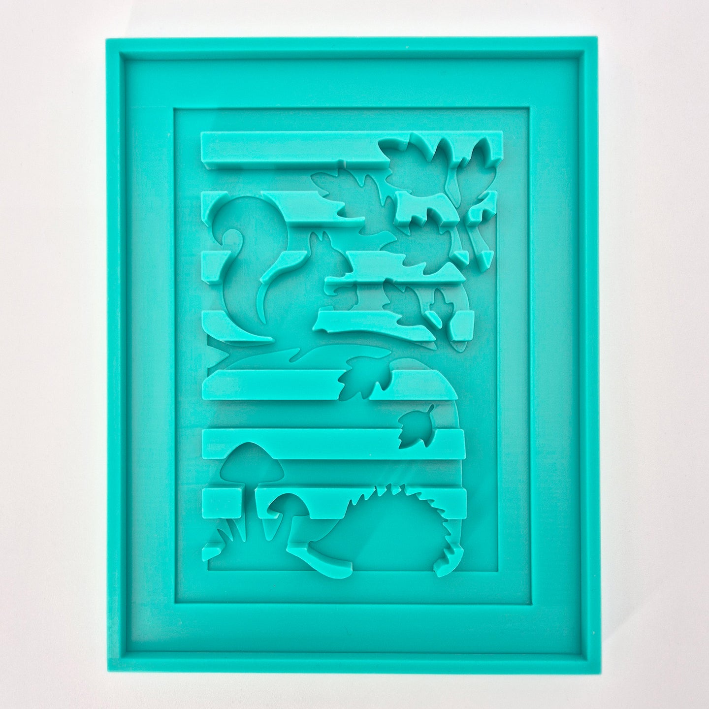 Silikonform - Herbst Laterne Seitenteil