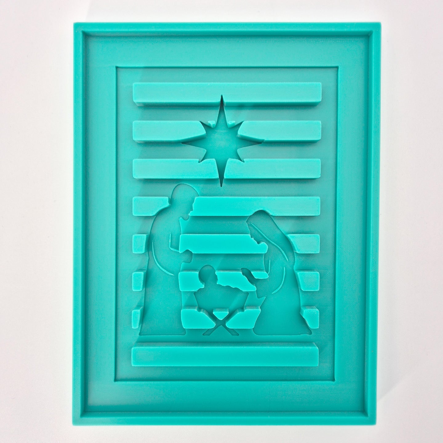 Silikonform - Krippe Laterne Seitenteil