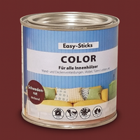 Easy-Sticks Color Holzfarbe Schweden Rot in einer Dose für alle Innenhölzer, ideal zum Verschönern von Möbeln und Holzoberflächen.