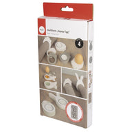 Verpackung der Silikonform "Glückliches Ei" von Easy-Sticks, die eine Gießform mit verschiedenen Motiven zeigt, ideal für Osterdekoration.