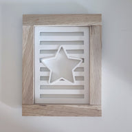 Silikonform - Stern Laterne Seitenteil gegossen mit Keraflott