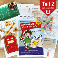 Zauberhafte Wichtelbriefe von easy-sticks: Entdecke die kreative Sammlung für das 2. Jahr mit deinem Wichtel, ideal für magische Adventsabenteuer.