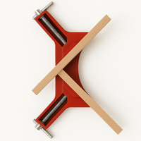 Winkelspanner von Easy-Sticks, der vielseitige Werkzeug zur präzisen Verbindung von Holz in 90° und 45° Winkeln.
