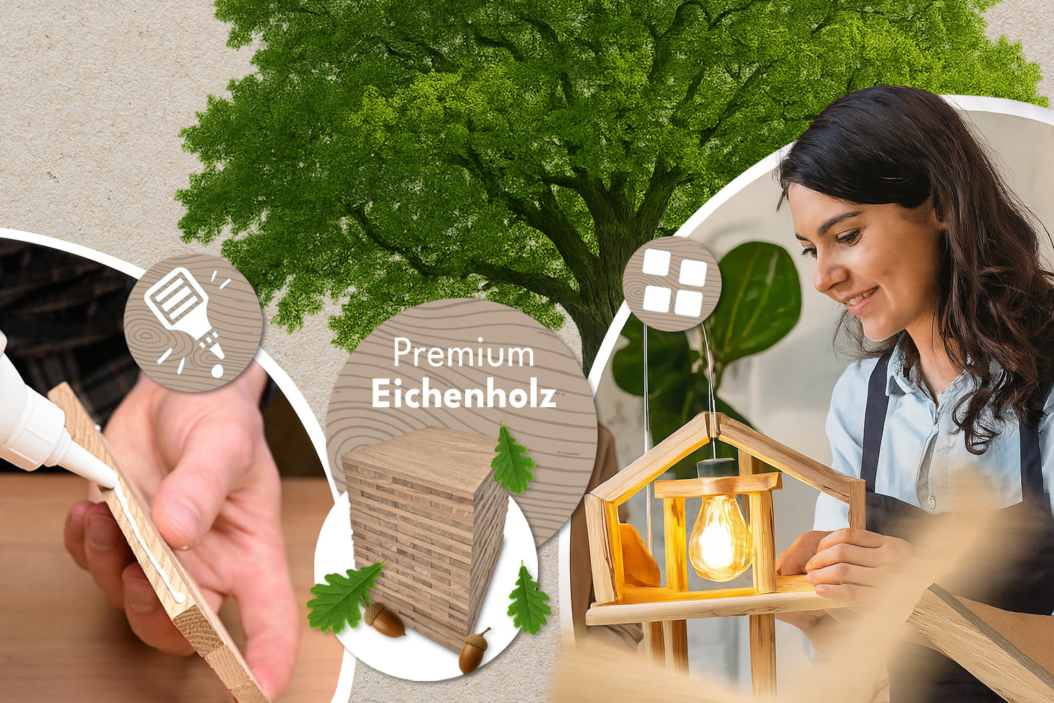 Die Easy-Sticks bestehen aus hochwertigem Eichenholz - perfekt zum Basteln. Jetzt bestellen.