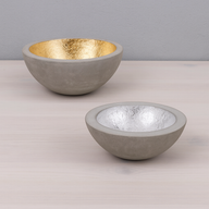 Set von fünf transparenten Acryl-Schalen in verschiedenen Größen von easy-sticks, perfekt für kreative Bastelprojekte und Gießen.