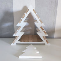 gegossener Tannenbaum aus Silikonform Rahmen für Easysticks