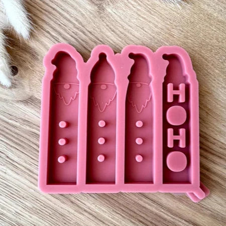 Weihnachtsdeko Silikonform - Kreative Gießform Für Weihnachtsmänner Lichthäuser & Windlichter