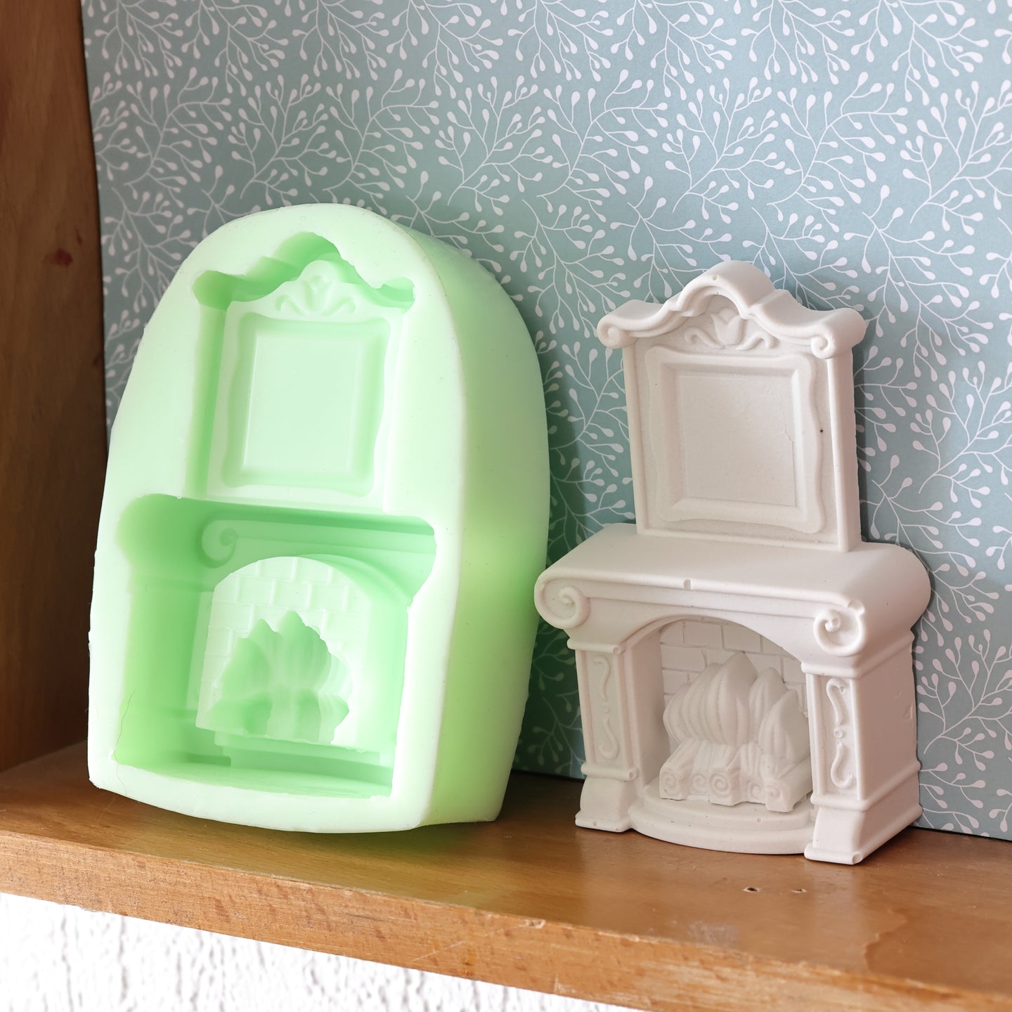 Wichtel Feuerofen Silikonform für Kreative Bastelprojekte - Biegeflexibel, 11,4 cm Hoch, Ideal für Gießharz