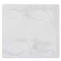 Minimalistische Gießform für Fische, ideal für kreative Projekte mit Easy-Sticks - Gießform: Fische.