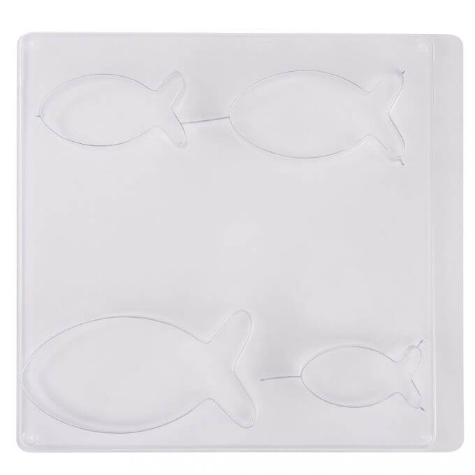 Minimalistische Gießform für Fische, ideal für kreative Projekte mit Easy-Sticks - Gießform: Fische.