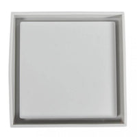 Silikon Gießform Untersetzer Quadrat von easy-sticks, Perspektive von oben, klassische quadratische Form, perfekt zum Gießen eigener Untersetzer.