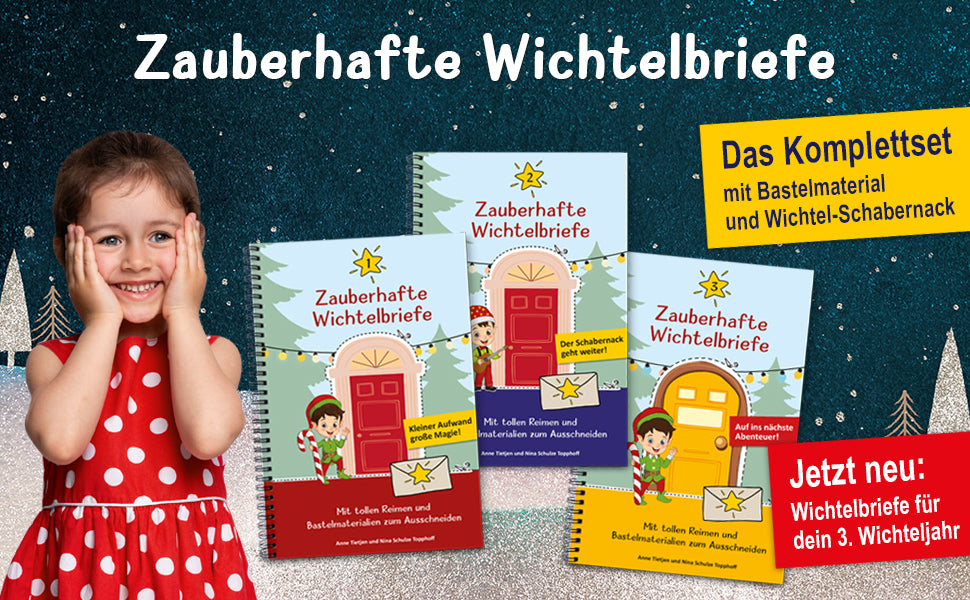 Wichtelbriefe und Zubehör als gedrucktes Buch