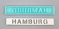 Easy-Sticks Silikonform "HAMBURG" zeigt eine hochwertige Form in Türkis, bereit für kreative Gießprojekte. Ideal zum Erstellen individueller Geschenke und Deko-Elemente für dein Zuhause.