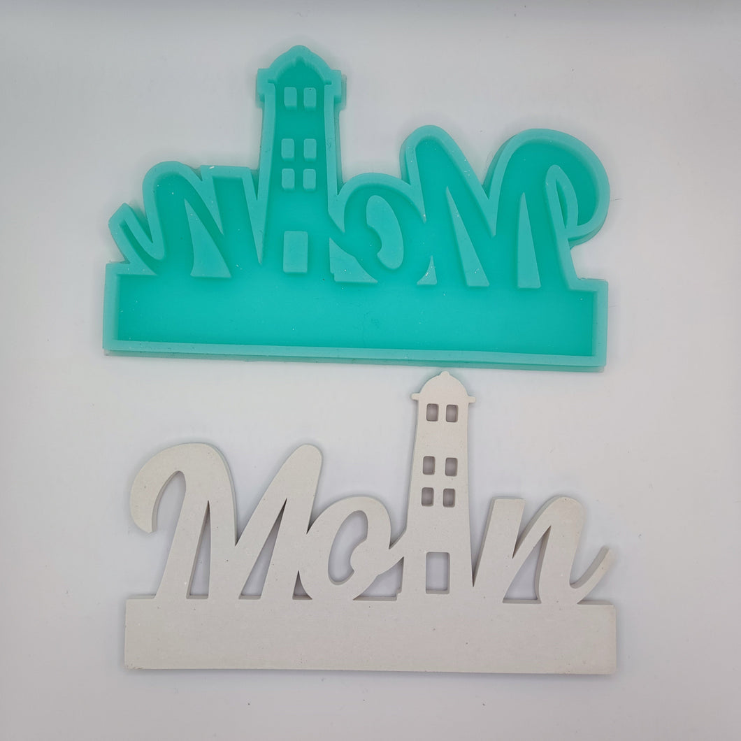 Moin Leuchtturm Einschieber Silikonform für Easy-Sticks Kartenhalter