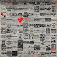 Eine kreative Ansammlung von 100 Stickern zum Ausdrucken in PNG-Dateien von easy-sticks. Die Collage zeigt humorvolle und inspirierende Sprüche und Designs, ideal für DIY-Projekte und persönliche Gestaltung.