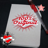 100% Original Zeichen Plotterdatei zum Downloaden und Kaufen Buchidee DIY