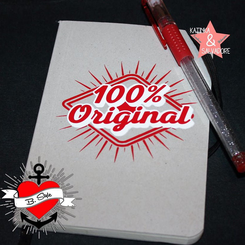 100% Original Zeichen Plotterdatei zum Downloaden und Kaufen Buchidee DIY