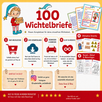 100 Wichtelbriefe PDF - inkl. viel Bastelzubehör