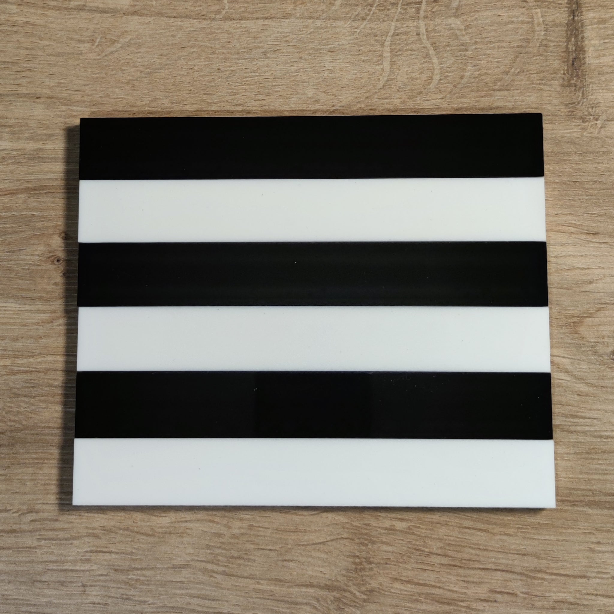 Easy-Sticks Acryl glänzend schwarz, 8 Stück für außen und innen