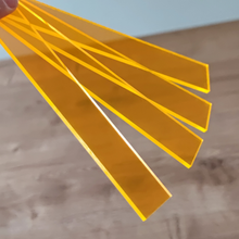 Lade das Bild in den Galerie-Viewer, Easy-Sticks Acryl orange fluoreszierend, 4 Stück
