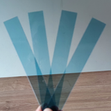 Acryl Sticks Blau Getönt, 4 Stück, UV-Beständig, 16x2,2cm, Hochglänzende Oberfläche, Bastelprojekte
