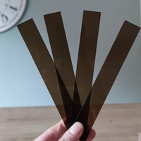 Easy-Sticks Acryl braun getönt, 4 Stück zum Basteln DIY kreativ werden Projekt Bastelidee