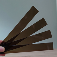 Easy-Sticks Acryl braun getönt, 4 Stück zum Basteln DIY kreativ werden Projekt Bastelidee